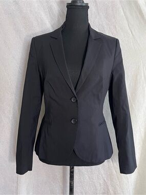Express Black Women's Two-Button Blazer